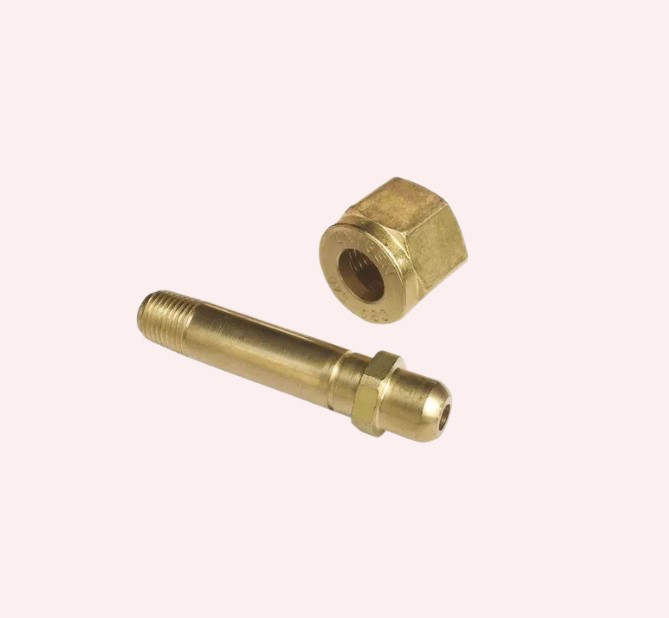 Single Stage Brass Gas Regulators Compact Design, Adjustable Pressure Regulators for Welding Cutting and Industrial Gas Distribution Systems